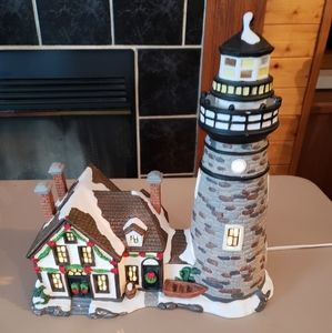 Victorian Village Christmas light house
